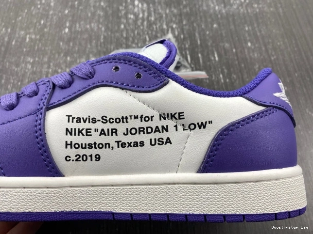 Boostmaster lin X X CUSTOM OFF-WHITE SCOTT 1 AIR TRAVIS JORDAN DM7890-386 0715